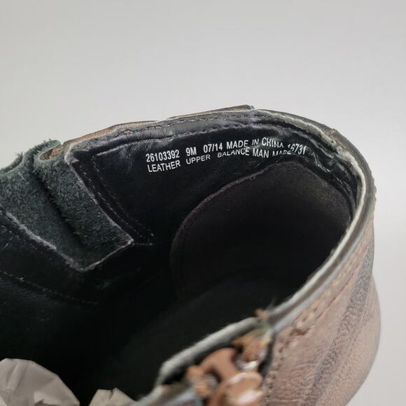 Clarks Artisan Mission Halle Boots Womens 9 Zip Ankle Bootie Brown Leather Heels - Picture 9 of 10